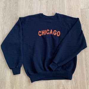 Vintage Chicago Bears Crew Neck Sweatshirt
